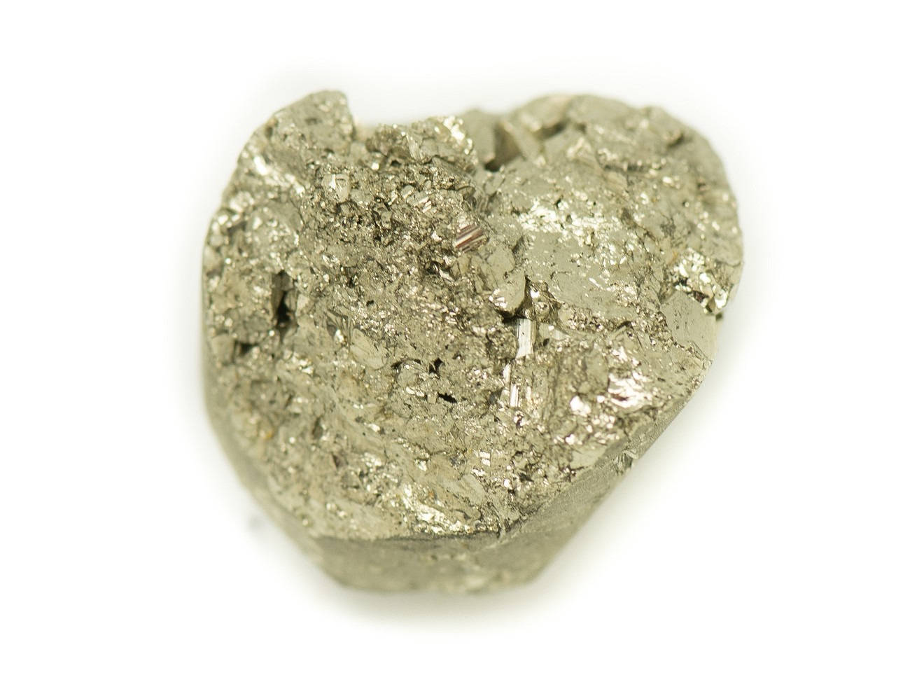 N13 - Cabochon De Pierre - Pyrite Dorée Brut 22x20mm - 8741140018433