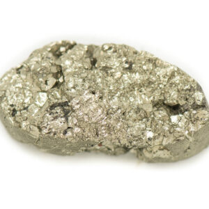 N17 - Cabochon de Pierre - Pyrite dorée brut 28x14mm - 8741140018471