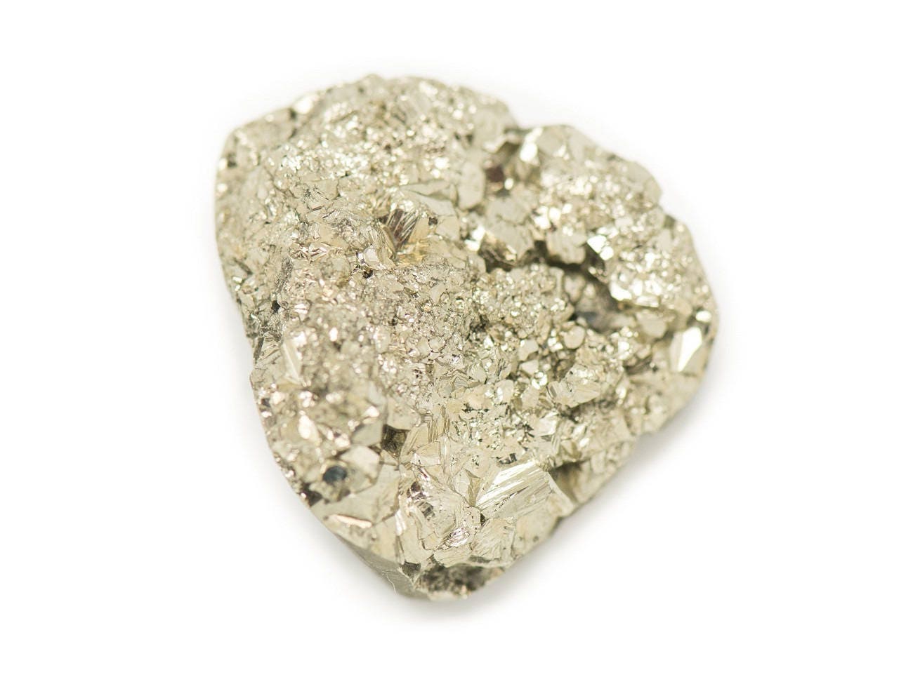 N22 - Cabochon De Pierre - Pyrite Dorée Brut 23x21mm - 8741140018525