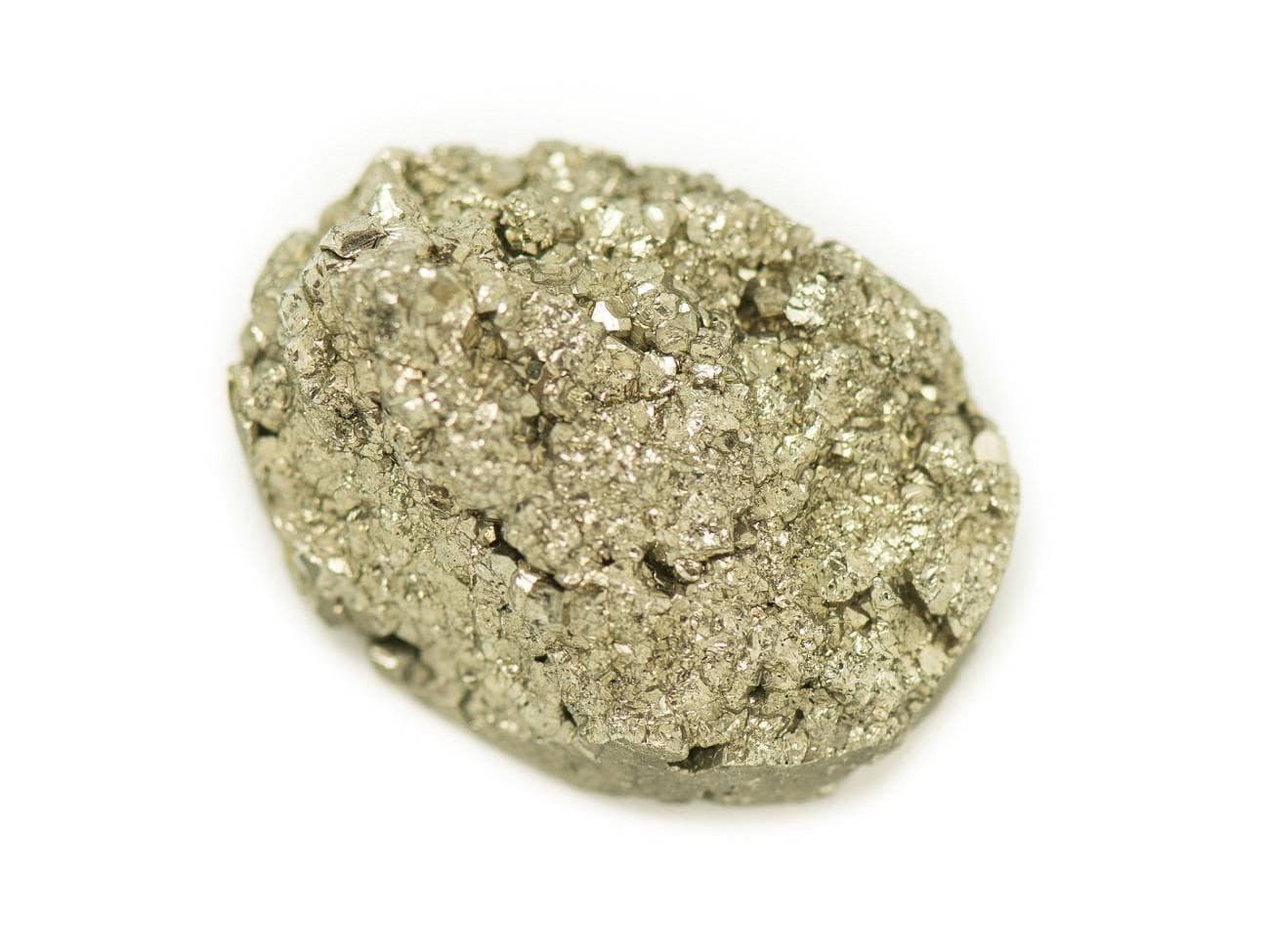 N23 - Cabochon De Pierre - Pyrite Dorée Brut 23x17mm - 8741140018532