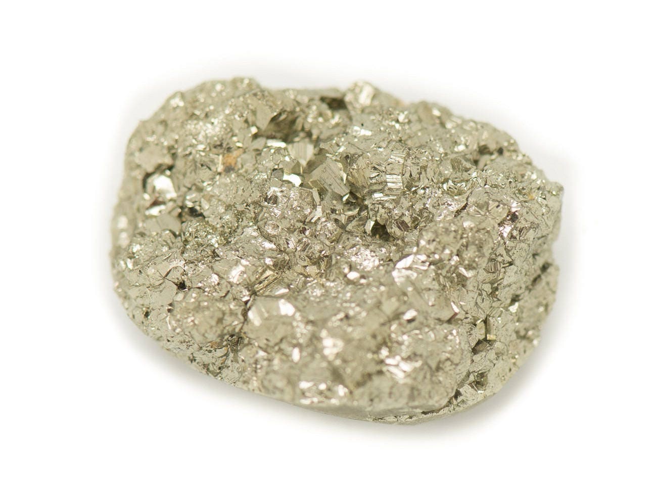 N25 - Cabochon De Pierre - Pyrite Dorée Brut 22x19mm - 8741140018556