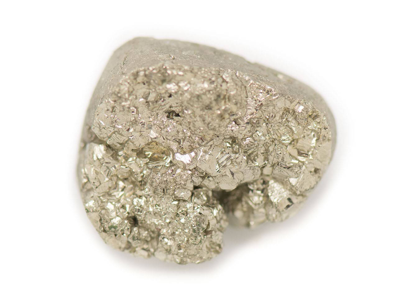 N26 - Cabochon De Pierre - Pyrite Dorée Brut 21x18mm - 8741140018563
