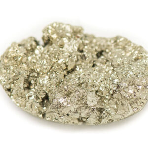N28 - Cabochon de Pierre - Pyrite dorée brut 25x15mm - 8741140018587