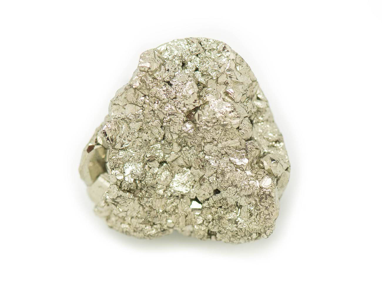 N29 - Cabochon De Pierre - Pyrite Dorée Brut 19x18mm - 8741140018594