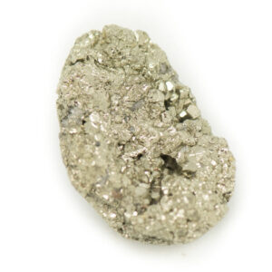 N3 - Cabochon de Pierre - Pyrite dorée brut 31x19mm - 8741140018334