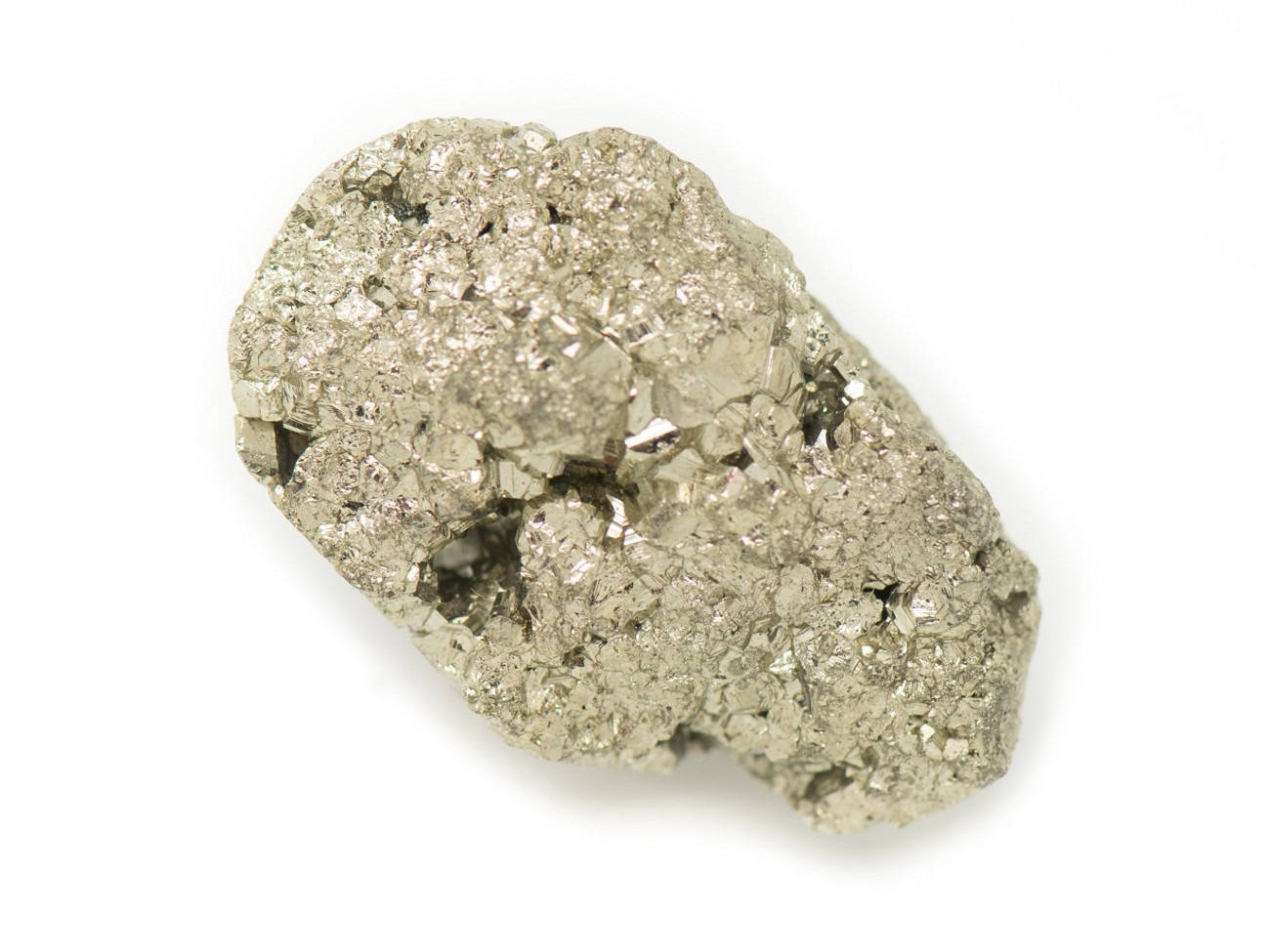 N6 - Cabochon De Pierre - Pyrite Dorée Brut 29x17mm - 8741140018365