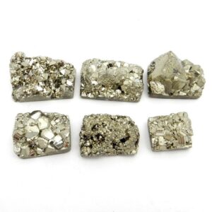 Pyrite Rectangle Cabochon - Chakra Reiki Jewelry Supply - (RK35B29-03)