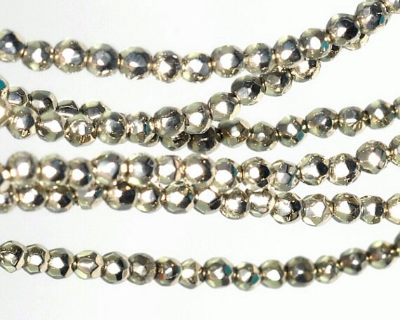 2mm Palazzo Iron Pyrite Gemstone Grade Aa Faceted Round 2mm Loose Beads 16 Inch Full Strand Lot 1,2,6,12 And 20 (90114687-107 - 147)