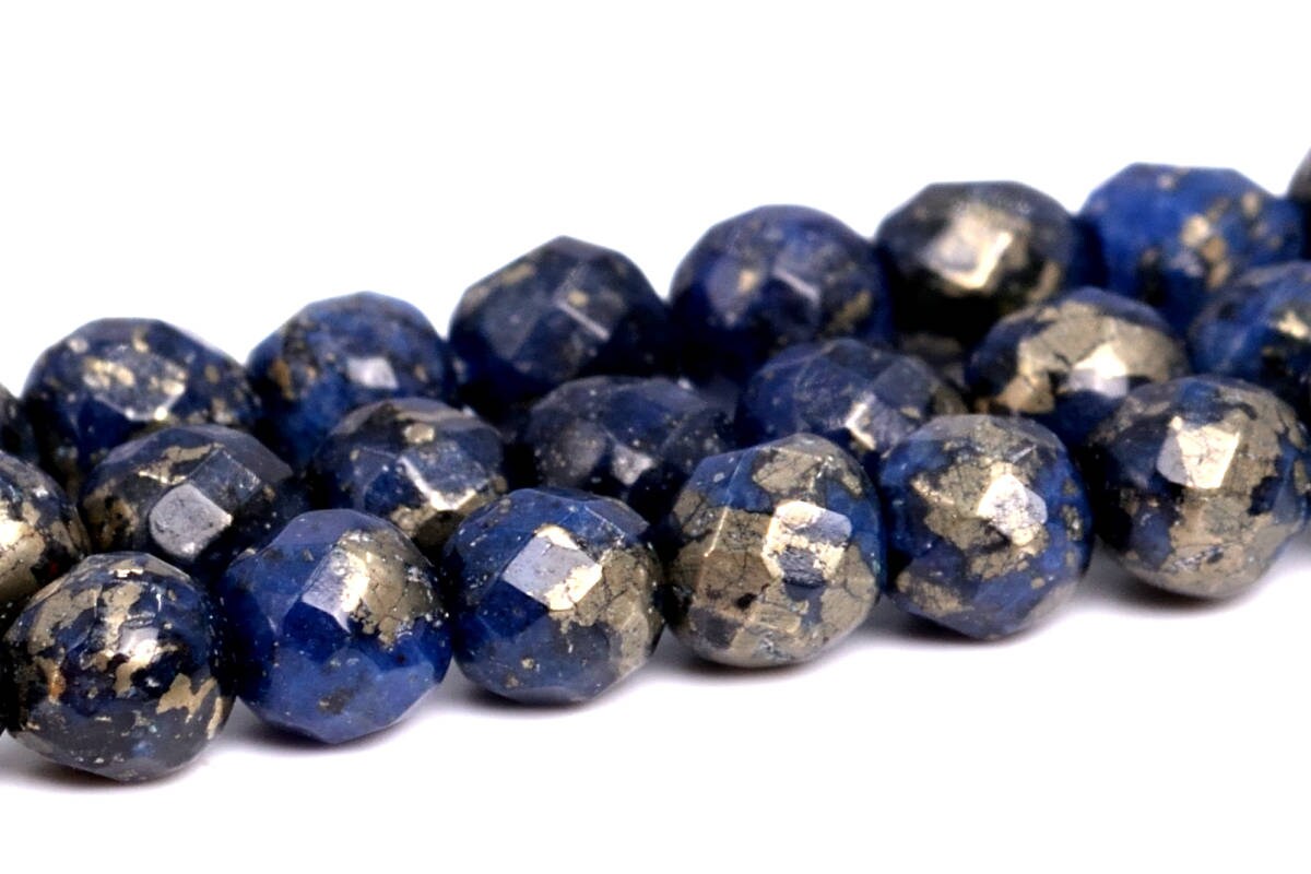4mm Dark Blue Pyrite Beads Grade Aaa Natural Gemstone Faceted Round Loose Beads 15" / 7.5" Bulk Lot Options (102149 ) 4mm Dark Blue Pyrite Beads Grade Aaa Natural Gemstone Faceted Round Loose Beads 15" / 7.5" Bulk Lot Options (102149 )