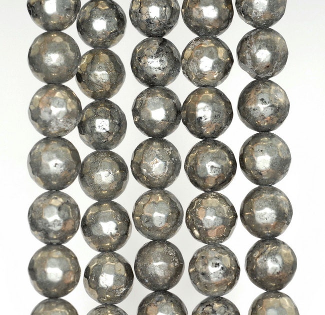 8mm Iron Pyrite Gemstone Faceted Round Loose Beads 7.5 Inch Half Strand (90189017-b79) 8mm Iron Pyrite Gemstone Faceted Round Loose Beads 7.5 Inch Half Strand (90189017-b79)