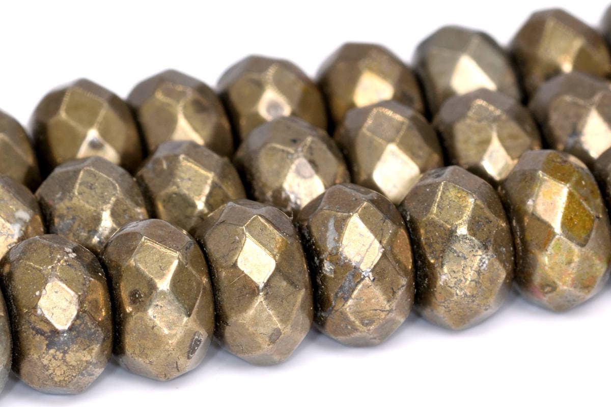 8x5mm Copper Pyrite Beads Grade Aaa Natural Gemstone Faceted Rondelle Loose Beads 15"/ 7.5" Bulk Lot Options(102321) 8x5mm Copper Pyrite Beads Grade Aaa Natural Gemstone Faceted Rondelle Loose Beads 15"/ 7.5" Bulk Lot Options(102321)