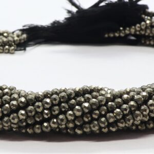Aaa Natural Golden Pyrite Faceted Rondelle Beads, 3 Mm Pyrite Beads, 13 Inch Wholesale Rondelle Golden Pyrite Beads Aaa Natural Golden Pyrite Faceted Rondelle Beads, 3 Mm Pyrite Beads, 13 Inch Wholesale Rondelle Golden Pyrite Beads