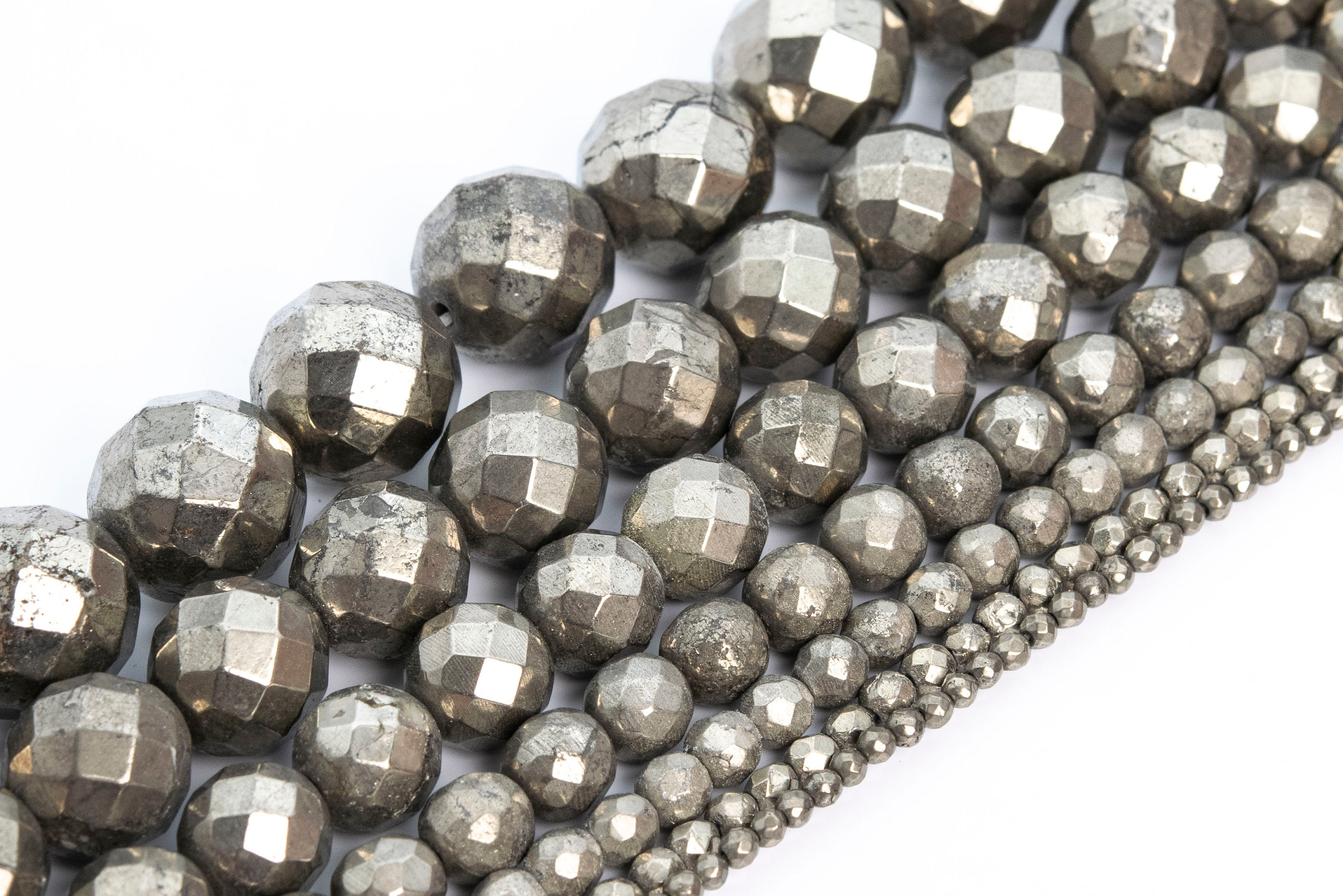 Copper Pyrite Beads Genuine Natural Grade Aaa Gemstone Faceted Round Loose Beads 2mm 4mm 6mm 8mm 10mm Bulk Lot Options