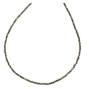 Pyrite Necklace 14k Gold Filled Solid Strand Faceted Small Tiny Dainty Stones 18 19 Inches Simple Design Natural Golden Bronze Vintage Look Pyrite Necklace 14k Gold Filled Solid Strand Faceted Small Tiny Dainty Stones 18 19 Inches Simple Design Natural Golden Bronze Vintage Look