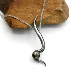 Pure Iron Necklace With Apache Gold Pyrite