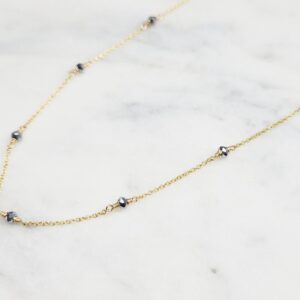Silver Pyrite Necklace, Dainty Gemstone Choker/Handmade Jewelry/ Simple Gold Necklace, Necklaces for Women, Layered Necklace, Beaded Choker Silver Pyrite Necklace, Dainty Gemstone Choker/Handmade Jewelry/ Simple Gold Necklace, Necklaces for Women, Layered Necklace, Beaded Choker