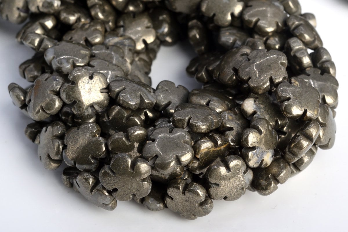 11x11mm Copper Pyrite Beads Flower Grade Aaa Genuine Natural Gemstone Half Strand Loose Beads 7.5" Bulk Lot 1,3,5,10 And 50 (104779h-1304) 11x11mm Copper Pyrite Beads Flower Grade Aaa Genuine Natural Gemstone Half Strand Loose Beads 7.5" Bulk Lot 1,3,5,10 And 50 (104779h-1304)