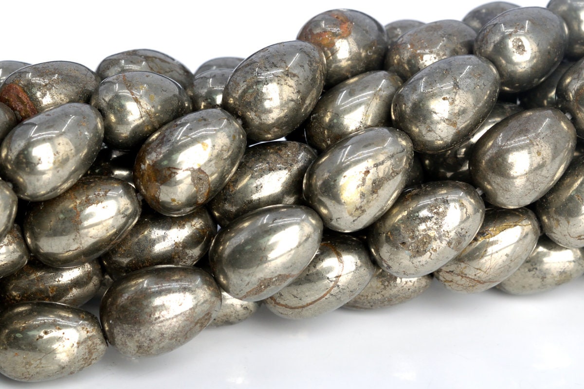 14x10mm Copper Pyrite Beads Teardrop Aaa Genuine Natural Gemstone Full Strand Loose Beads 15.5" Bulk Lot 1,3,5,10,50 (104955-1384)