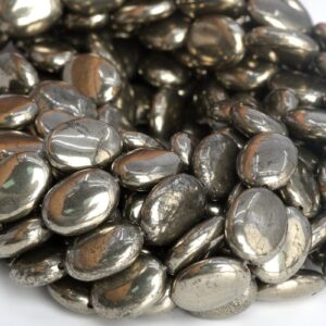 15x12MM Copper Pyrite Beads Flat Oval Grade AAA Genuine Natural Gemstone Half Strand Loose Beads 7.5" BULK LOT 1,3,5,10,50 (104959h-1383) 15x12MM Copper Pyrite Beads Flat Oval Grade AAA Genuine Natural Gemstone Half Strand Loose Beads 7.5" BULK LOT 1,3,5,10,50 (104959h-1383)