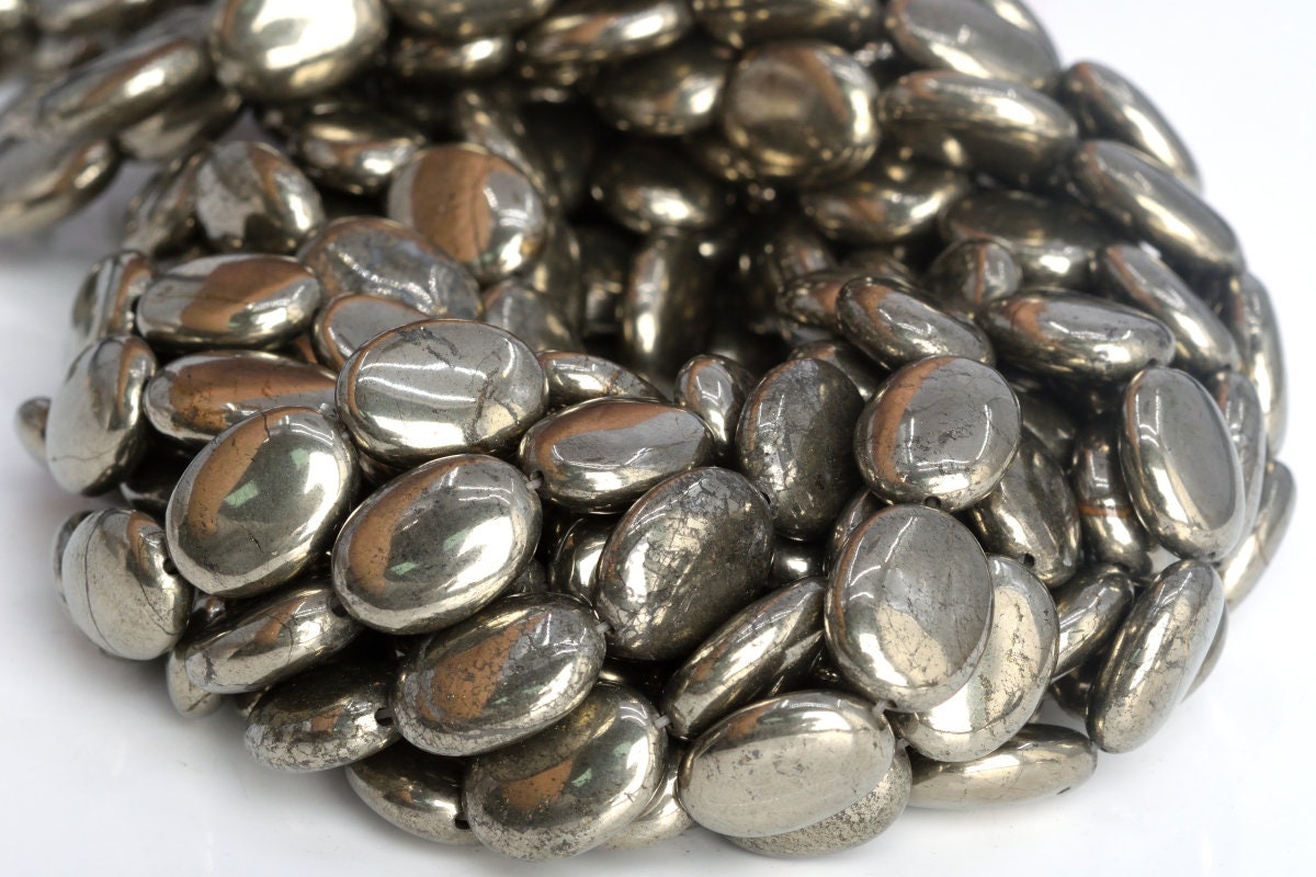 15x12mm Copper Pyrite Beads Flat Oval Grade Aaa Genuine Natural Gemstone Half Strand Loose Beads 7.5" Bulk Lot 1,3,5,10,50 (104959h-1383) 15x12mm Copper Pyrite Beads Flat Oval Grade Aaa Genuine Natural Gemstone Half Strand Loose Beads 7.5" Bulk Lot 1,3,5,10,50 (104959h-1383)