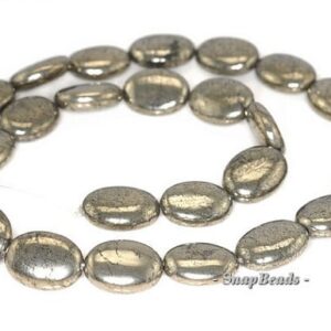 16x12mm Palazzo Iron Pyrite Gemstone Oval 16x12mm Loose Beads 15.5 inch Full Strand LOT 1,2,6,12 and 20 (90145010-418) 16x12mm Palazzo Iron Pyrite Gemstone Oval 16x12mm Loose Beads 15.5 inch Full Strand LOT 1,2,6,12 and 20 (90145010-418)