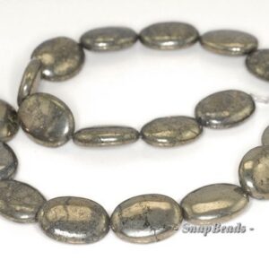 20x15mm Palazzo Iron Pyrite Gemstone Oval 20x15mm Loose Beads 7.5 inch Half Strand (90144882-415) 20x15mm Palazzo Iron Pyrite Gemstone Oval 20x15mm Loose Beads 7.5 inch Half Strand (90144882-415)