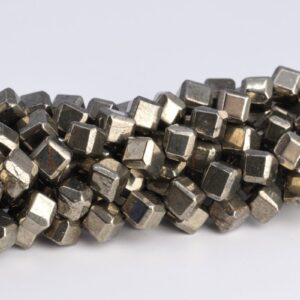 6MM Copper Pyrite Beads Cube Diagonal Drilled AAA Genuine Natural Gemstone Full Strand Loose Beads 15.5" BULK LOT 1,3,5,10,50 (104651-1267) 6MM Copper Pyrite Beads Cube Diagonal Drilled AAA Genuine Natural Gemstone Full Strand Loose Beads 15.5" BULK LOT 1,3,5,10,50 (104651-1267)