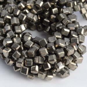 6MM Copper Pyrite Beads Cube Diagonal Drilled AAA Genuine Natural Gemstone Half Strand Loose Beads 7.5" BULK LOT 1,3,5,10,50 (104651h-1267) 6MM Copper Pyrite Beads Cube Diagonal Drilled AAA Genuine Natural Gemstone Half Strand Loose Beads 7.5" BULK LOT 1,3,5,10,50 (104651h-1267)