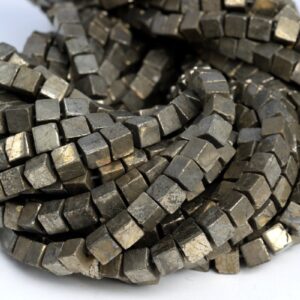 6x6MM Copper Pyrite Beads Cube Grade AAA Natural Gemstone Half Strand Loose Beads 7.5" BULK LOT 1,3,5,10 and 50 (104531h-1232) 6x6MM Copper Pyrite Beads Cube Grade AAA Natural Gemstone Half Strand Loose Beads 7.5" BULK LOT 1,3,5,10 and 50 (104531h-1232)