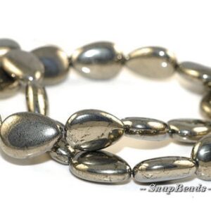 Palazzo Iron Pyrite Gemstones Pear Teardrop 14X10MM Loose Beads 15.5 inch Full Strand LOT 1,2,6,12 and 20 (90107065-107) Palazzo Iron Pyrite Gemstones Pear Teardrop 14X10MM Loose Beads 15.5 inch Full Strand LOT 1,2,6,12 and 20 (90107065-107)
