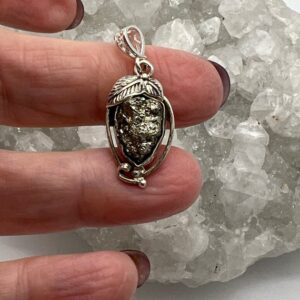 Abstract Pyrite Nugget Pendant Abstract Pyrite Nugget Pendant