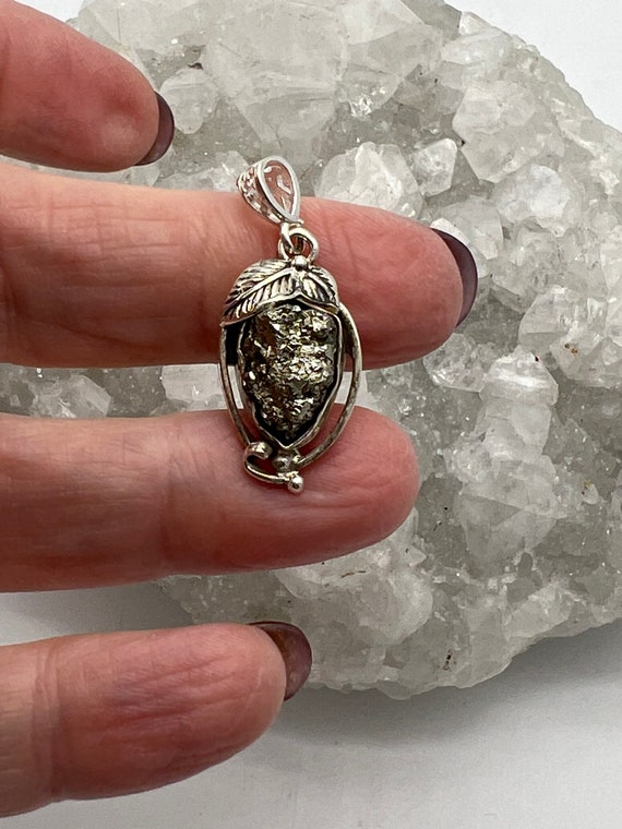 Abstract Pyrite Nugget Pendant Abstract Pyrite Nugget Pendant