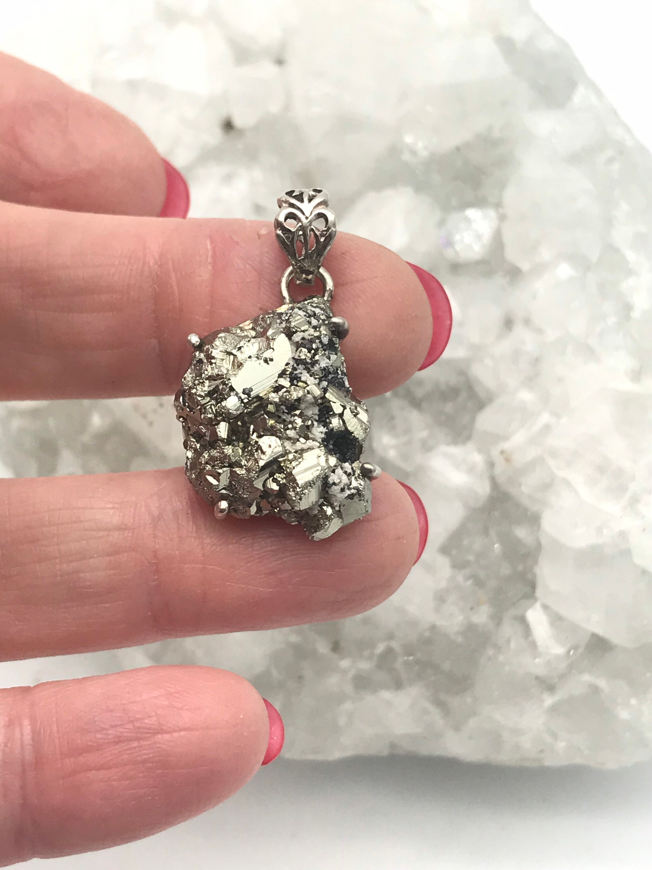 Pyrite Nugget Pendant