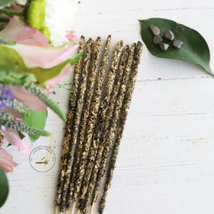 Pyrite Incense Sticks - 20g With Pyrite Chips, Prosperity, Abundance, Energy Clearing Pyrite Incense Sticks - 20g With Pyrite Chips, Prosperity, Abundance, Energy Clearing