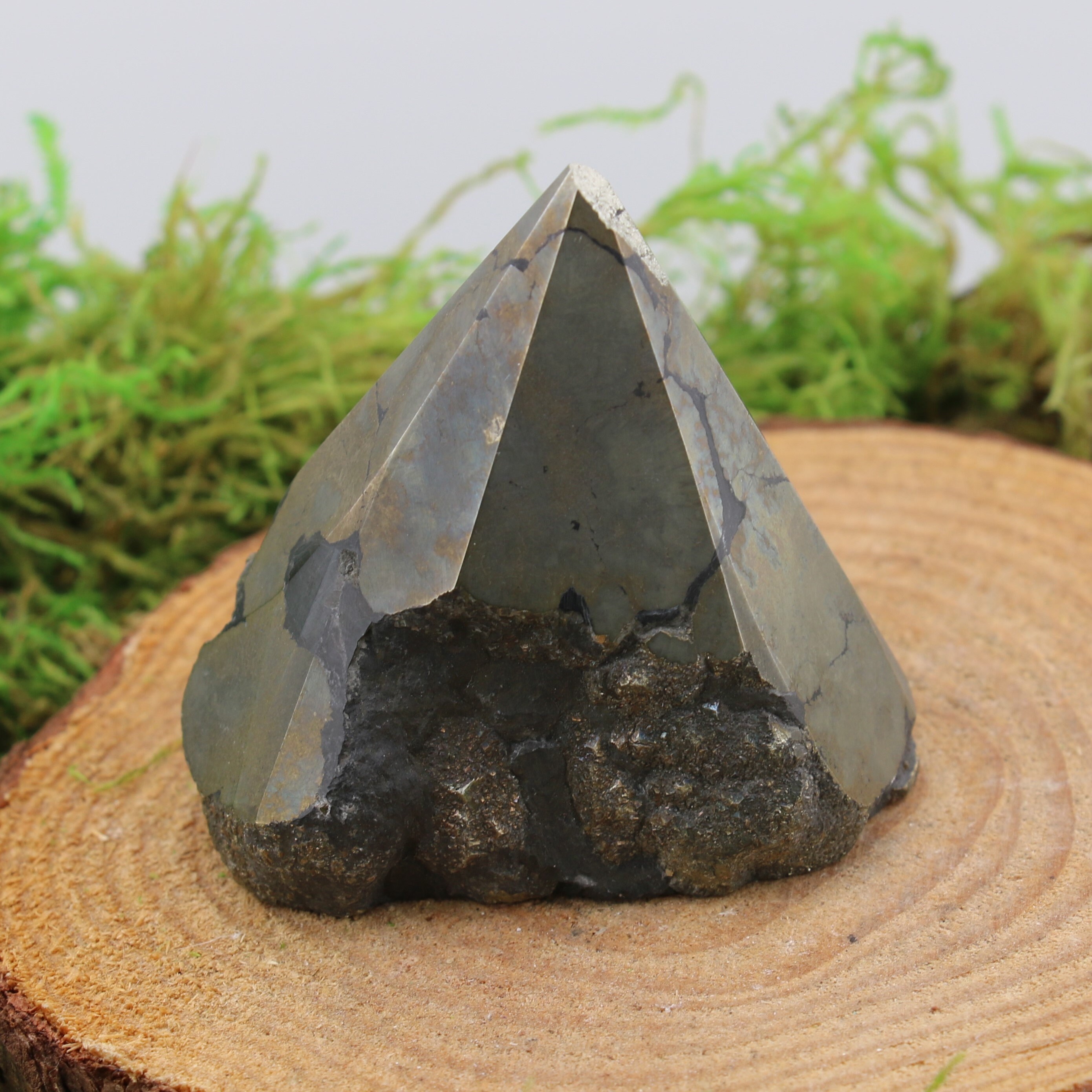 Pyrite Polished Top Tower #a