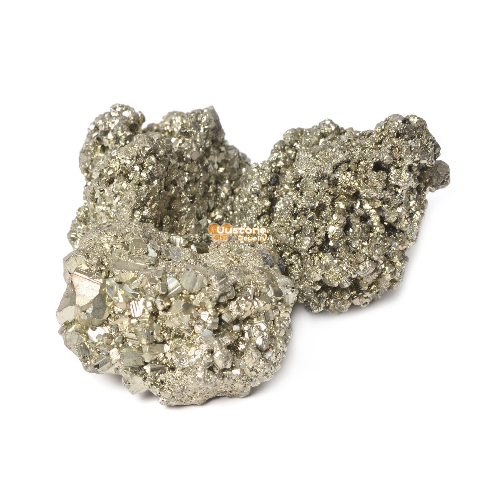 1/2lb Raw Peruvian Pyrite Stone Specimen Collection Pocket Worry Healing Crystal Reiki