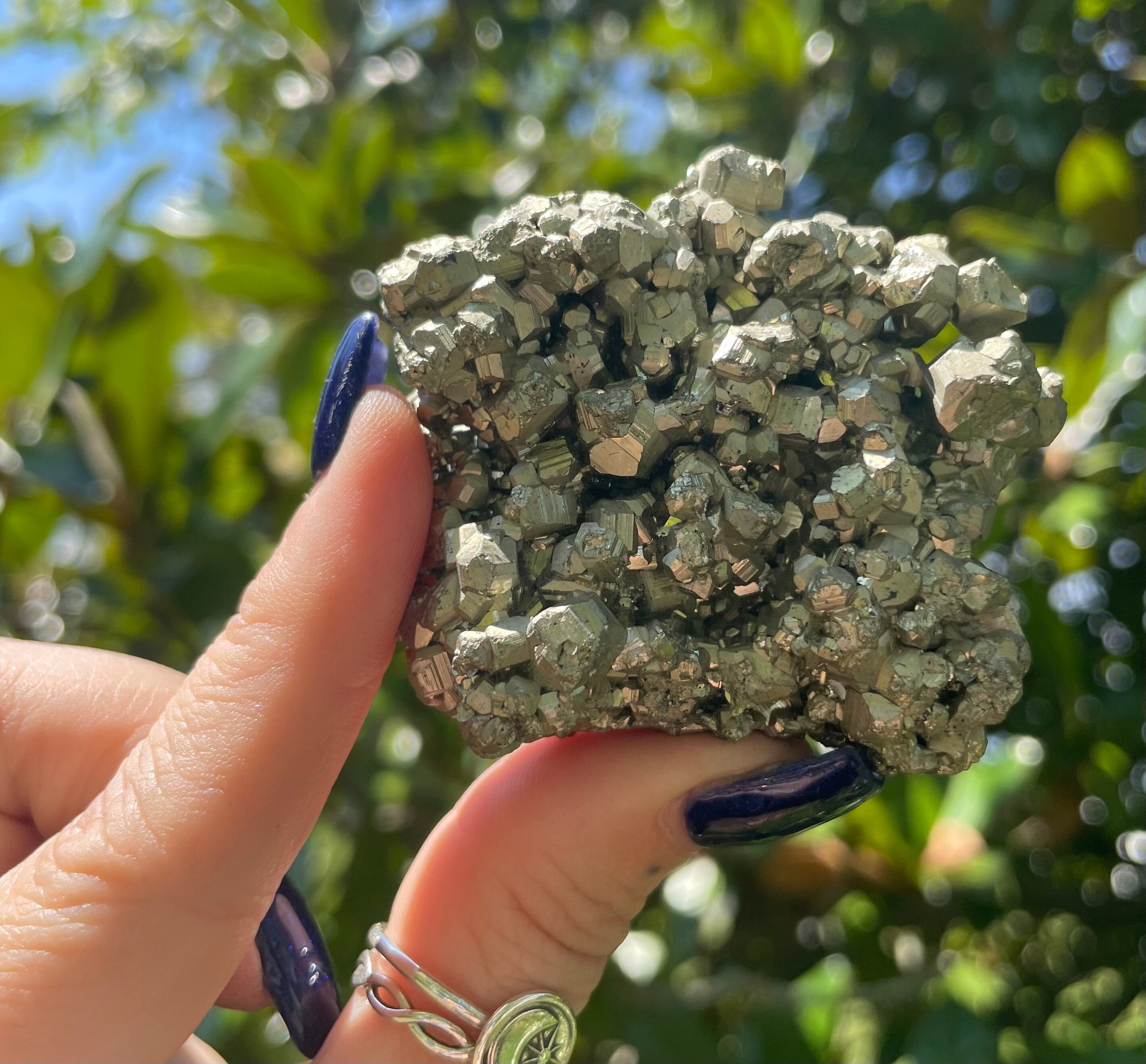 Pyrite, Pyrite Cluster, Fools Gold, Peruvian Pyrite