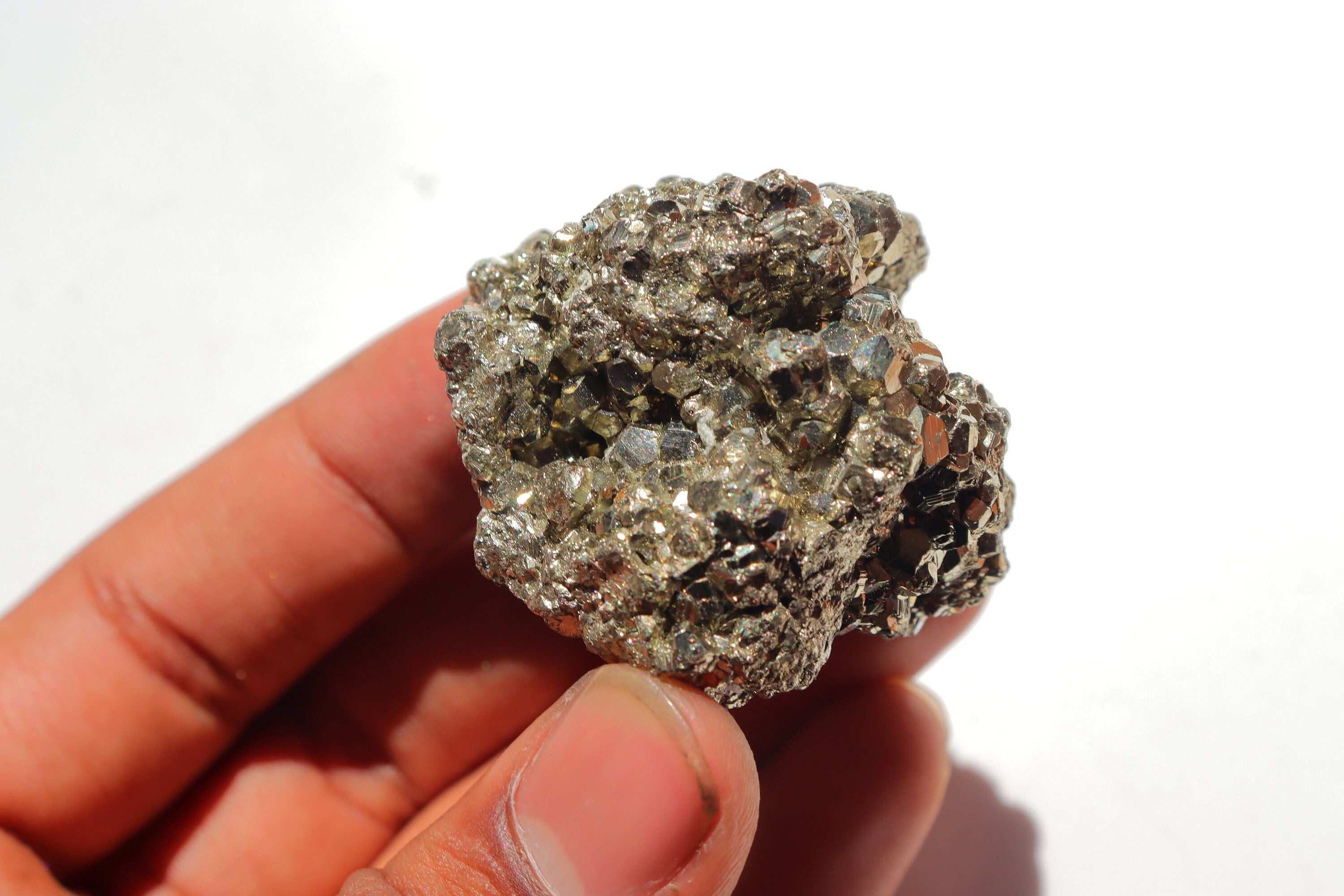 Pyrite Cluster, Raw Pyrite Specimen, Iron Pyrite, Rough Pyrite, Natural Pyrite Crystal, High Grade, Sparkling Raw, Protection Energies