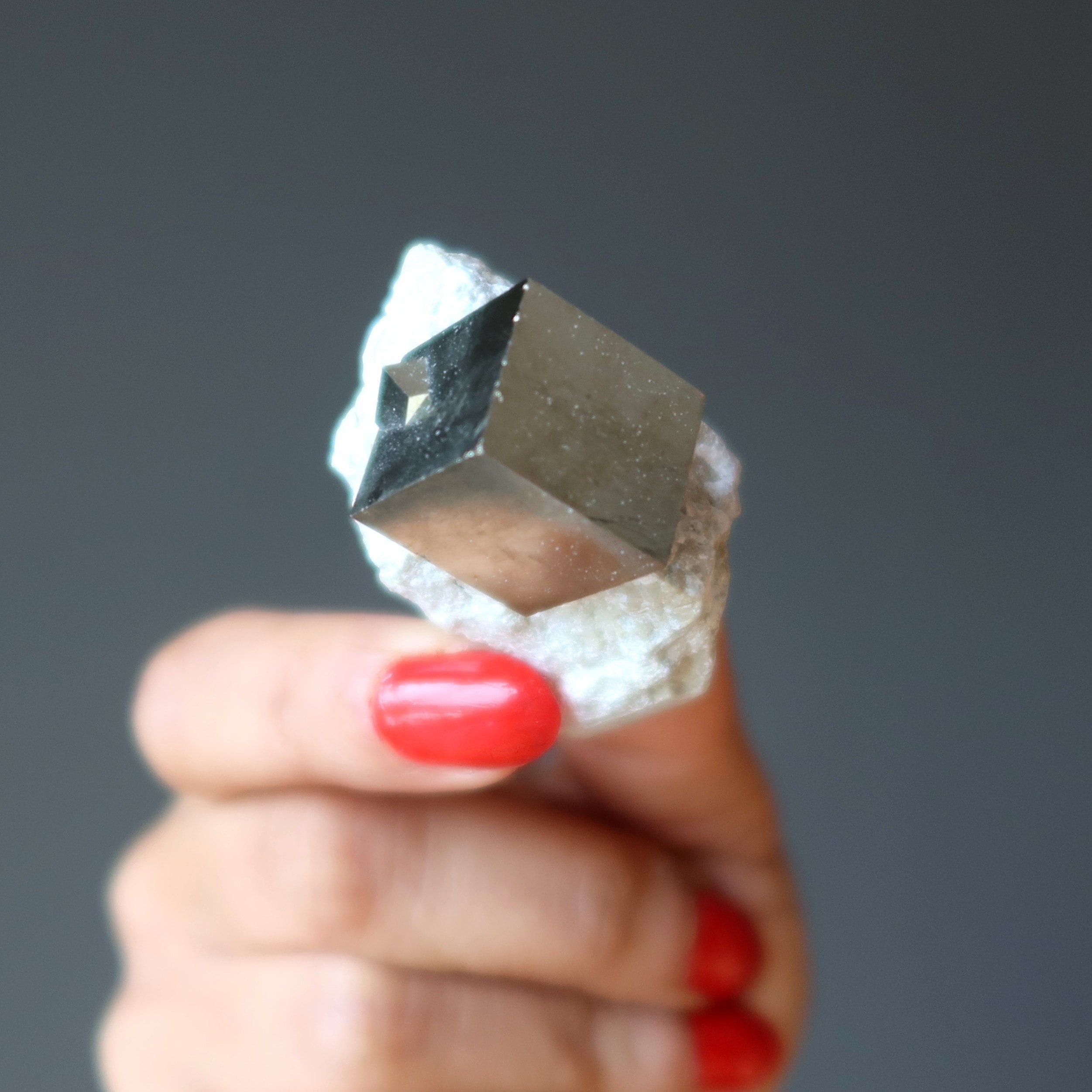 Pyrite Raw Crystal Cube Of Prosperity Fools Gold Rock Stone