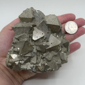 Large Octahedral Pyrite Cluster Large Octahedral Pyrite Cluster