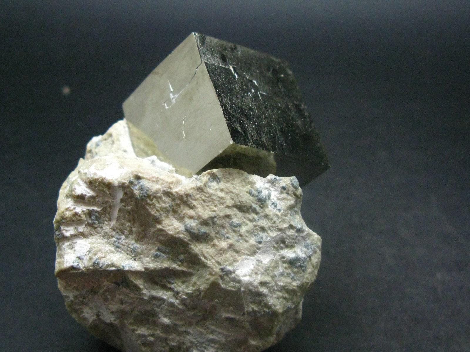 Perfect Pyrite Cube Cluster From Spain - 2.4"