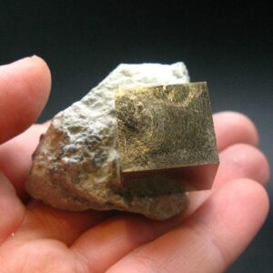 Perfect Pyrite Cube Cluster from Spain - 1.7"