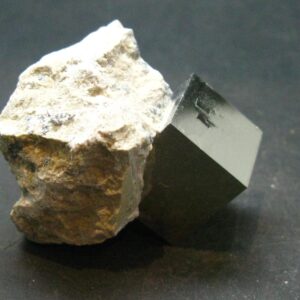 Perfect Pyrite Cube Cluster From Spain - 1.4" Perfect Pyrite Cube Cluster From Spain - 1.4"