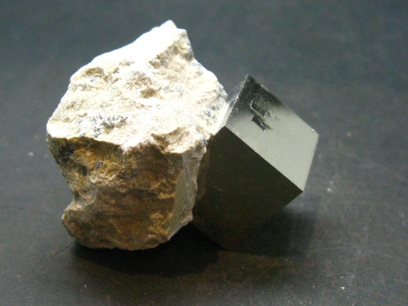 Perfect Pyrite Cube Cluster From Spain - 1.4"