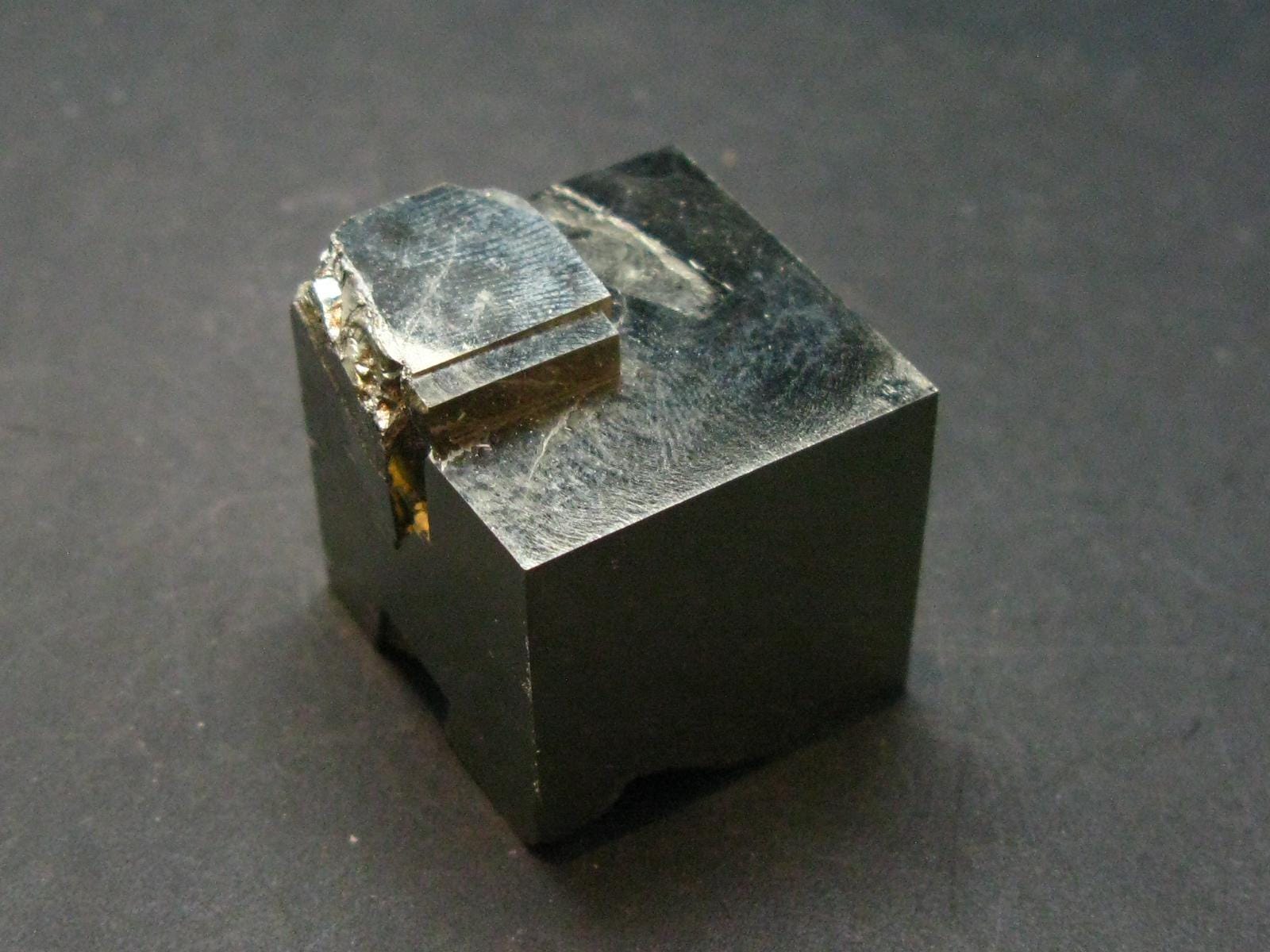 Perfect Pyrite Cube Cluster From Spain - 0.9"