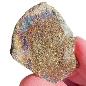 Rainbow Pyrite Druzy, Iridescent Crystal, Mineral Specimen, Volga River Russia #3 Rainbow Pyrite Druzy, Iridescent Crystal, Mineral Specimen, Volga River Russia #3