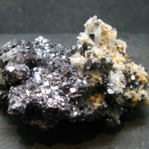 Rare Galena Sphalerite & Pyrite Cluster From Peru - 2.2" - 124.16 Grams Rare Galena Sphalerite & Pyrite Cluster From Peru - 2.2" - 124.16 Grams