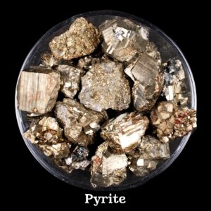 Set Of Pyrite Raw Stones, Natural Fool's Gold Crystals, Abundance And Altar Ritual Gem Set Of Pyrite Raw Stones, Natural Fool's Gold Crystals, Abundance And Altar Ritual Gem