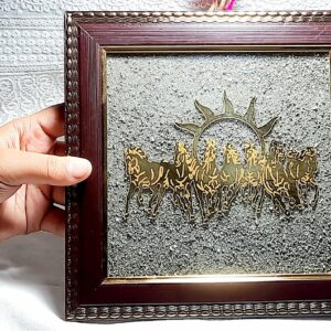 Seven Horses Pyrite Raw Frame:magical Pyrite Crystal Photo Frame Money Attraction Financial Stability,career Success,prosperity Energy,decor Seven Horses Pyrite Raw Frame:magical Pyrite Crystal Photo Frame Money Attraction Financial Stability,career Success,prosperity Energy,decor