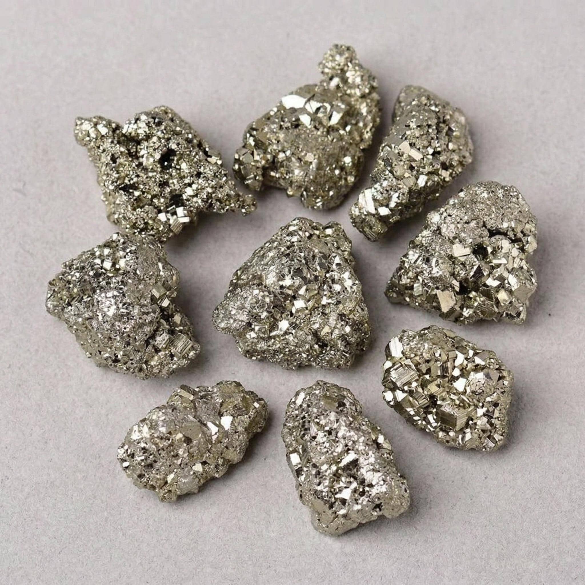 Raw Pyrite Specimen, Fool’s Gold Crystal, Choose Size